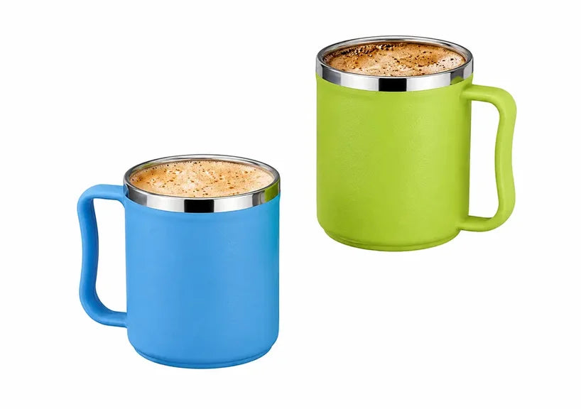 Insulated Stainless Steel Desk Mugs